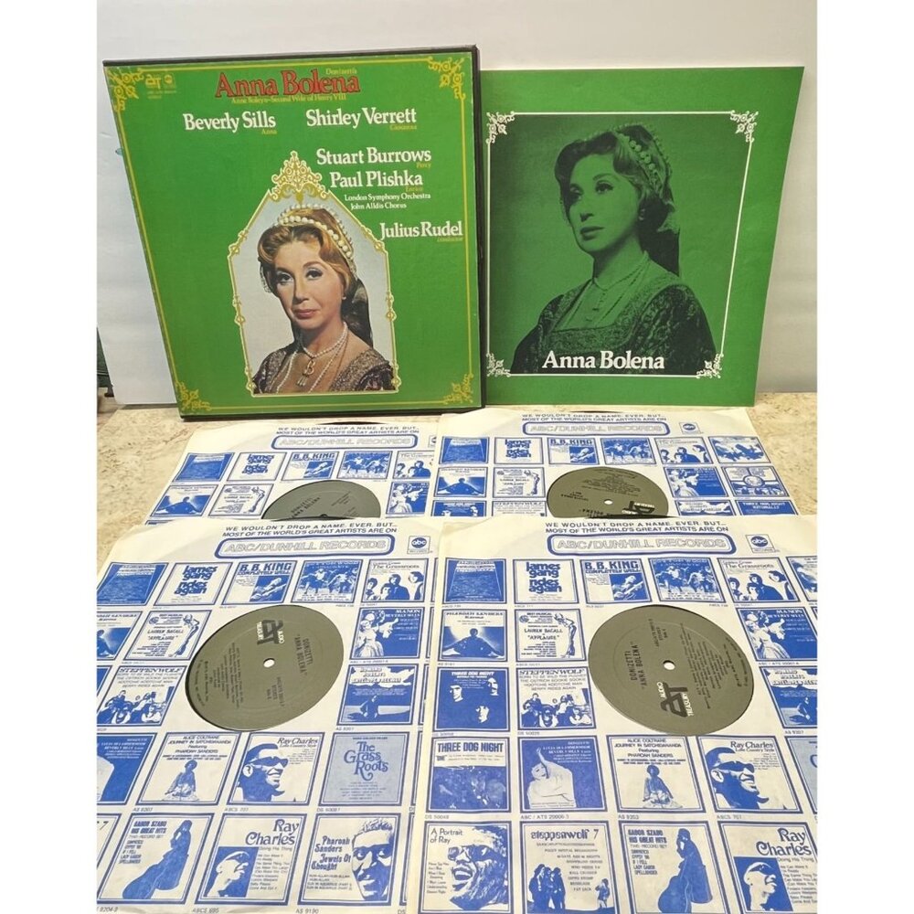 Donizetti Anna Bolena 4LP Box Set 2nd Wife of Henry VIII 1973 ABC Records